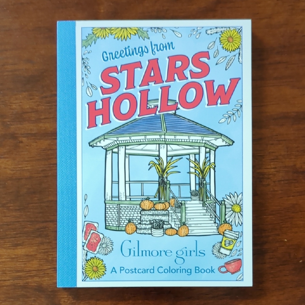 Stars Hollow Gilmore Girls Postcard Coloring Book